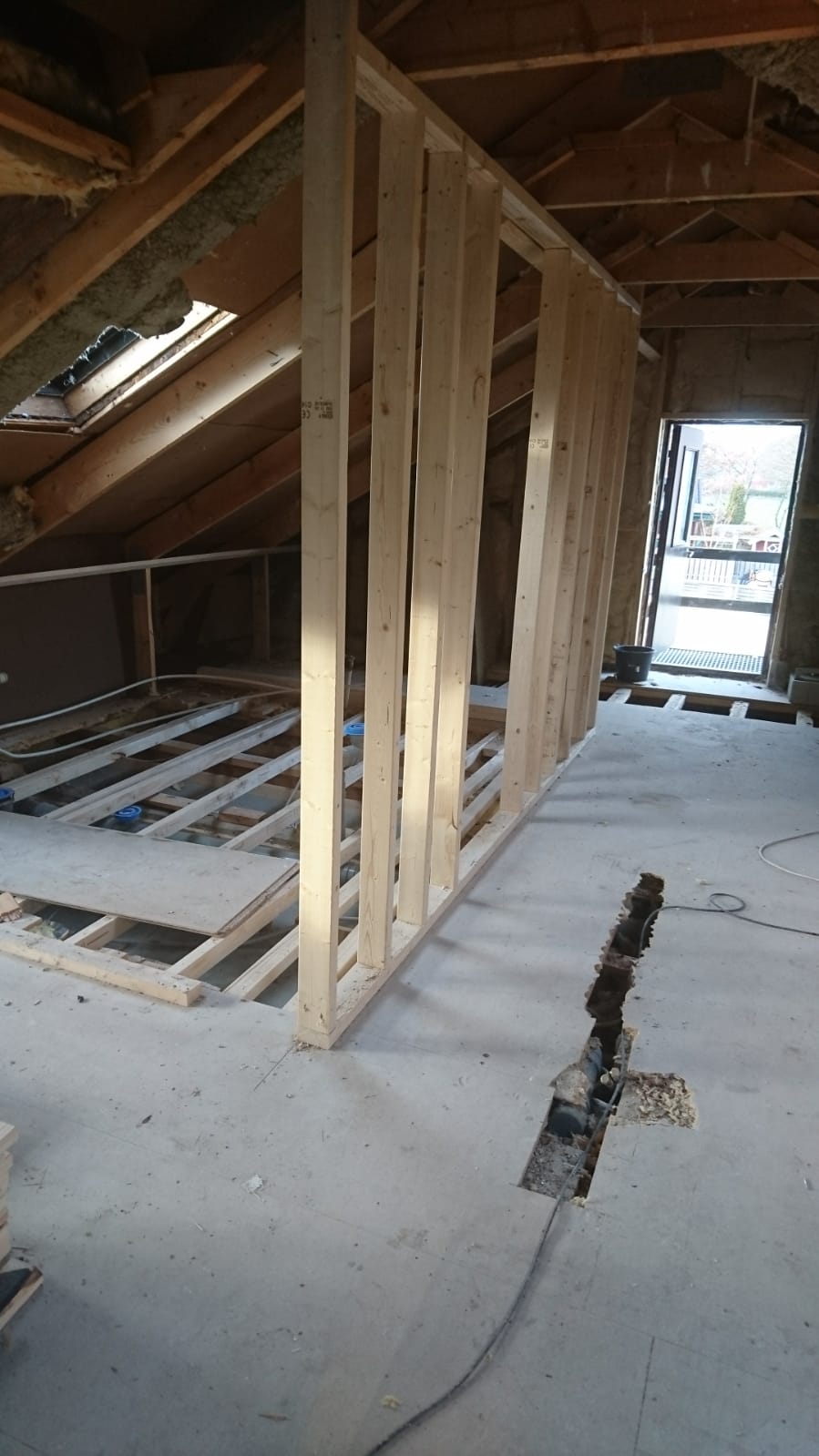 Vindsrenovering med stomregling