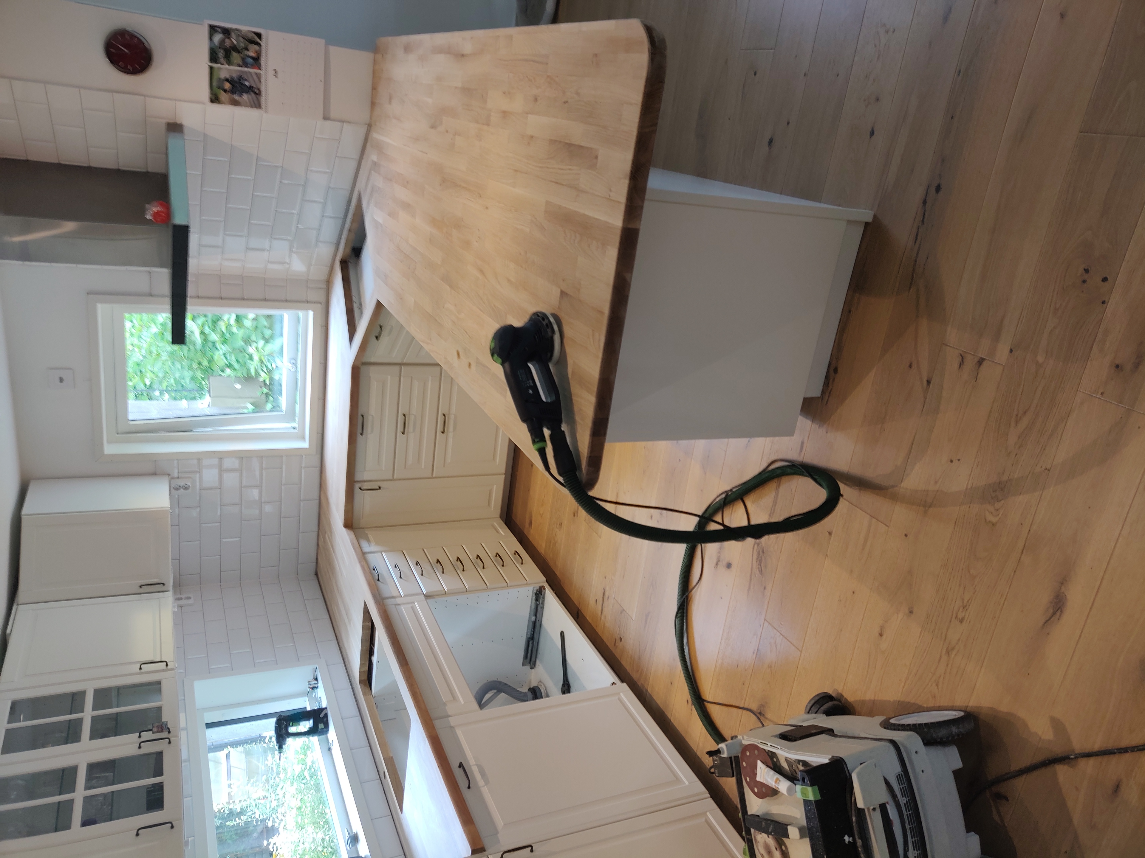 Pågående köksrenovering